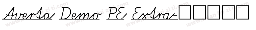 Averta Demo PE Extra字体转换